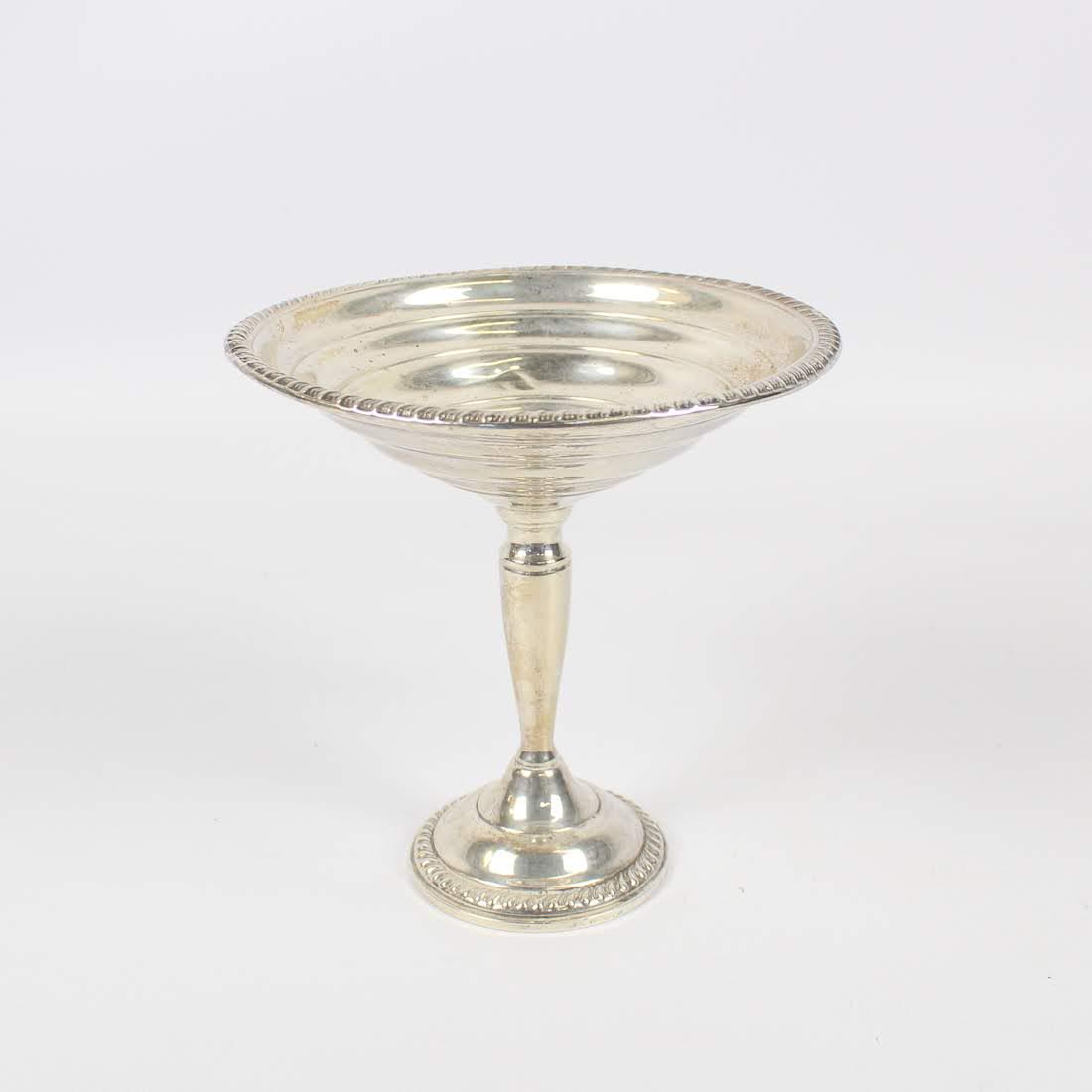 Empire Weighted Sterling Silver Compote (1 of 9)