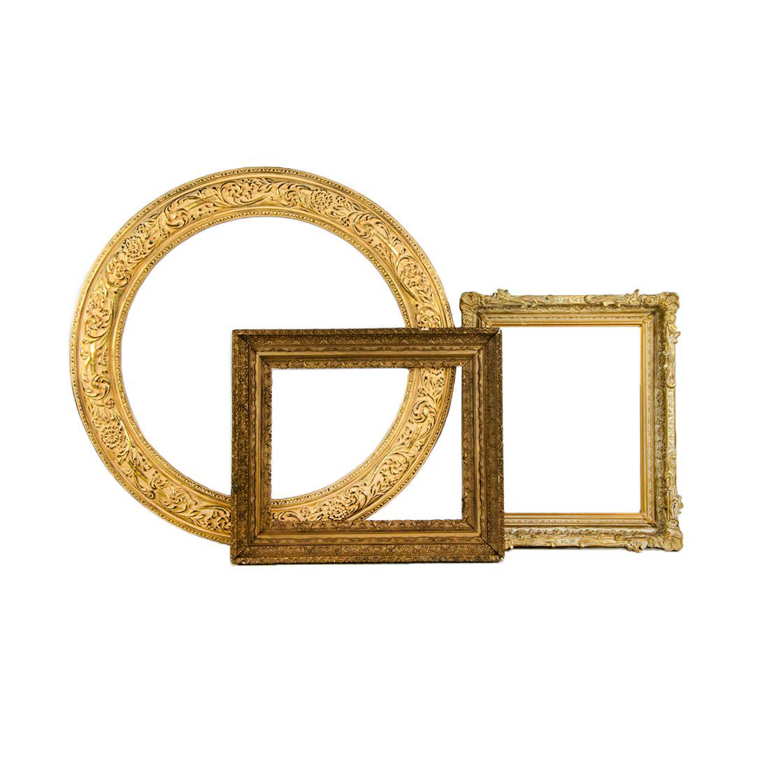 Grouping of Three Giltwood Frames (1 of 17)
