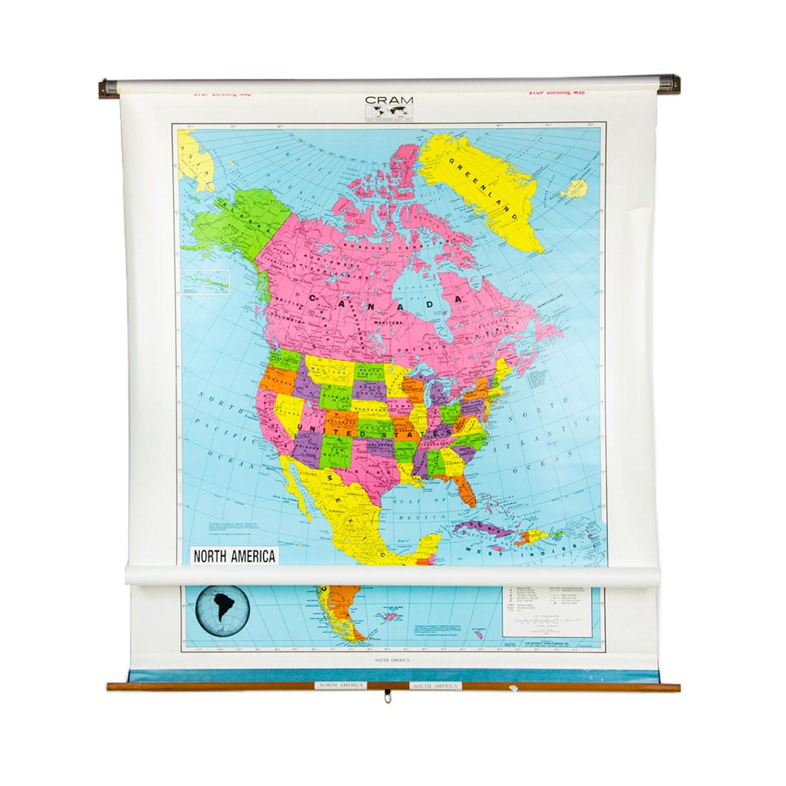 North/South American Classroom Map by CRAM (1 of 11)