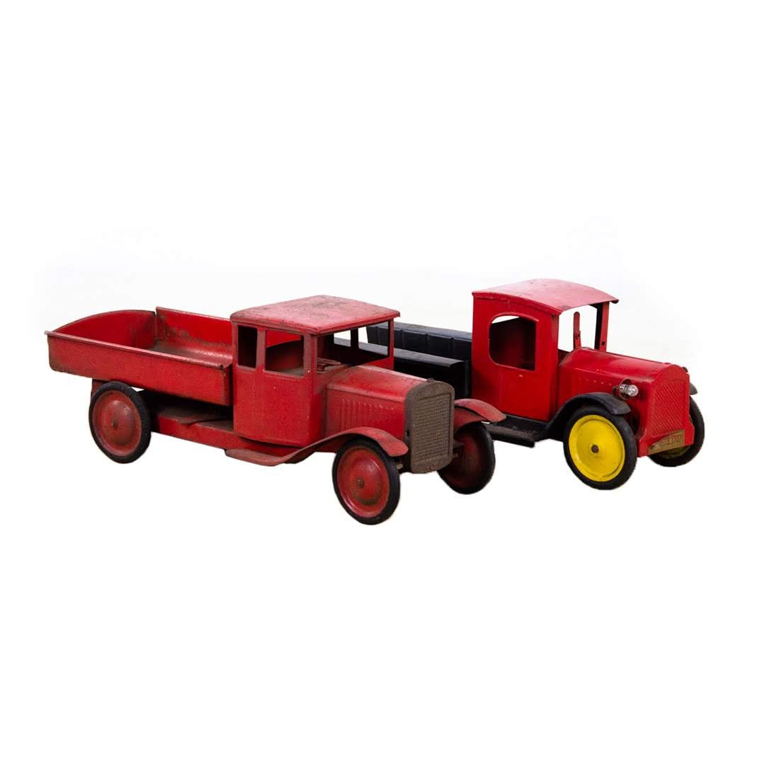 Early Selecto and Buddy-L Dump Truck Toys (1 of 8)