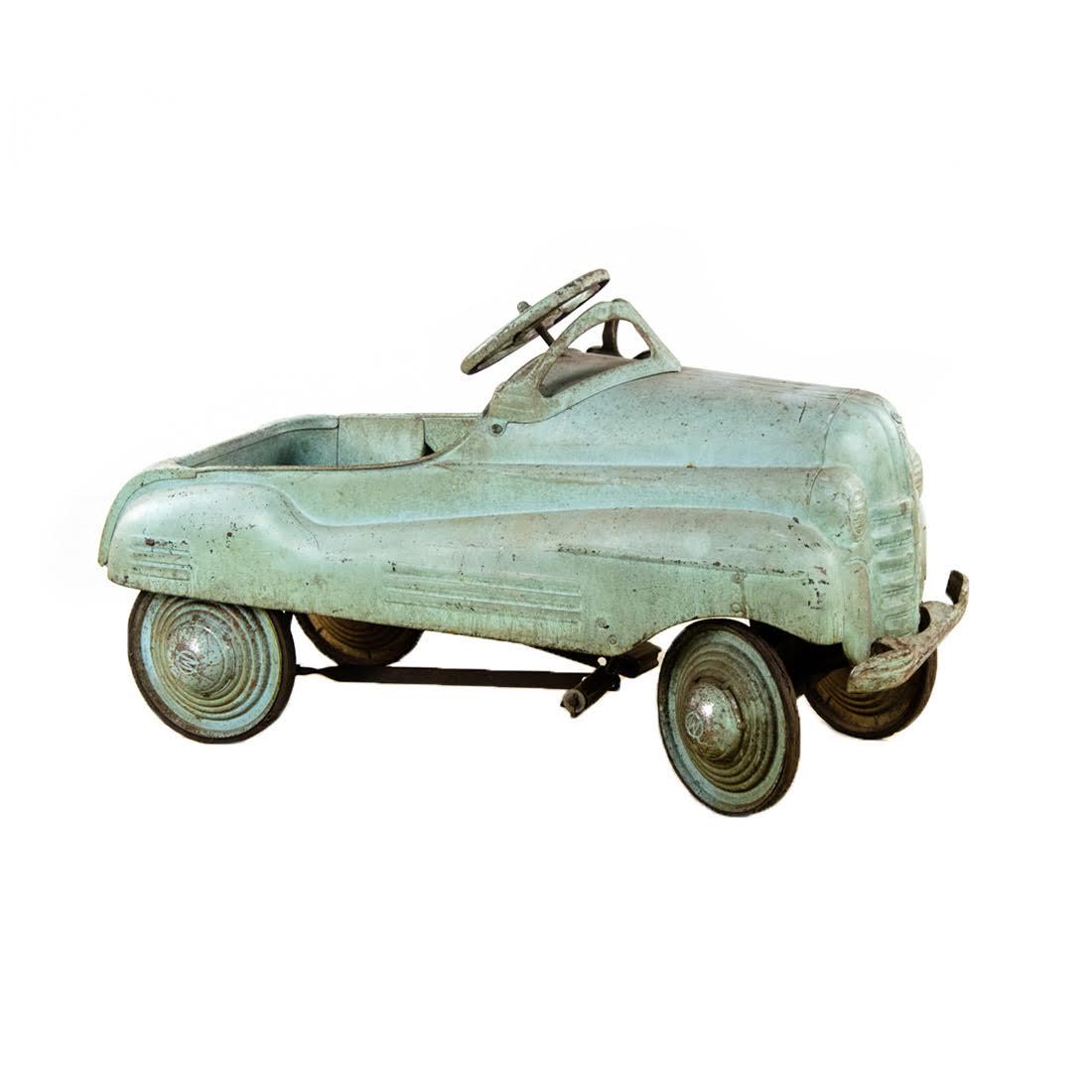 1950's Murray Champion Sky Blue Pedal Car (1 of 7)