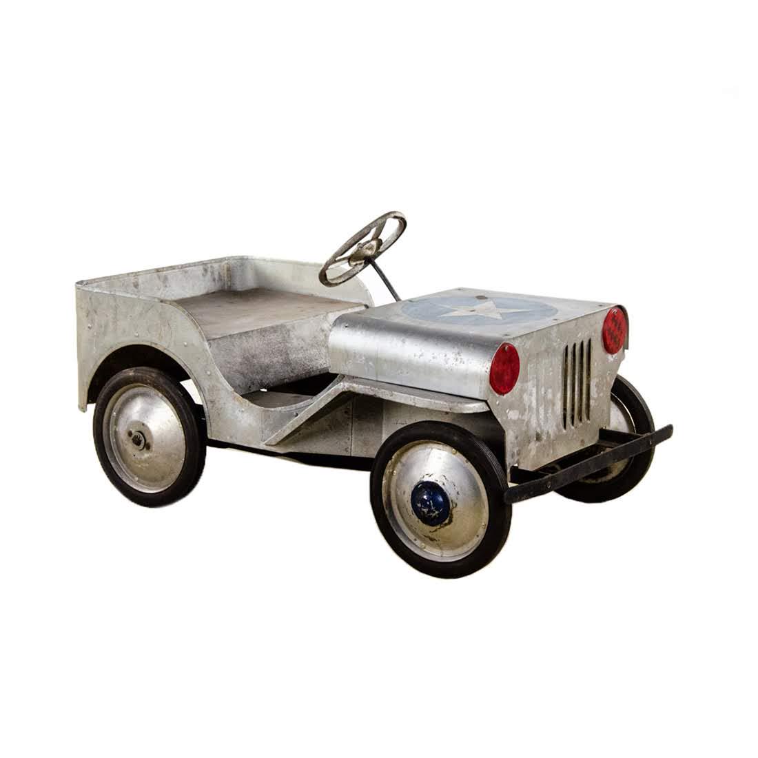 Western Toy Co Aluminum Army Jeep Pedal Car (1 of 7)