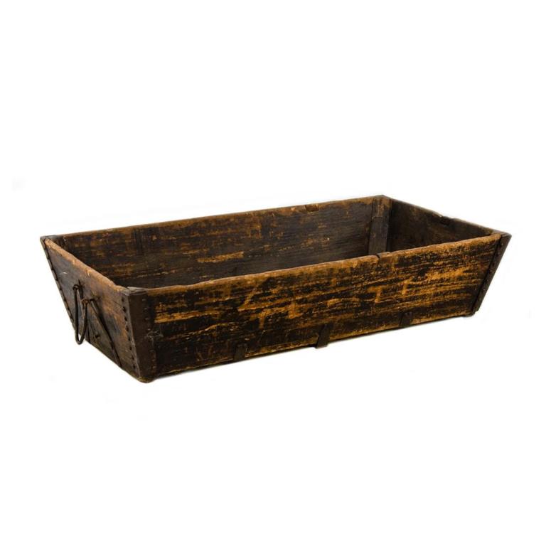 Antique Iron-Bound Wooden Trough (1 of 14)