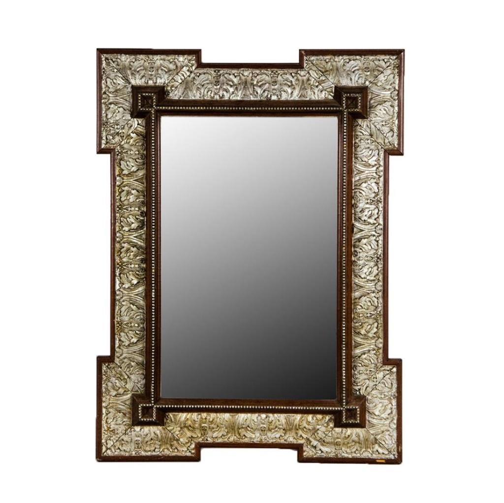 Antique Carved Wooden Mirror (1 of 9)