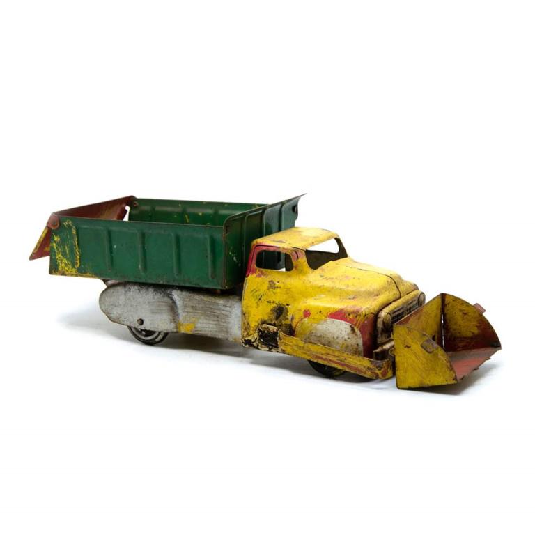 Wyandotte Yellow and Green Dump Truck Toy (1 of 6)