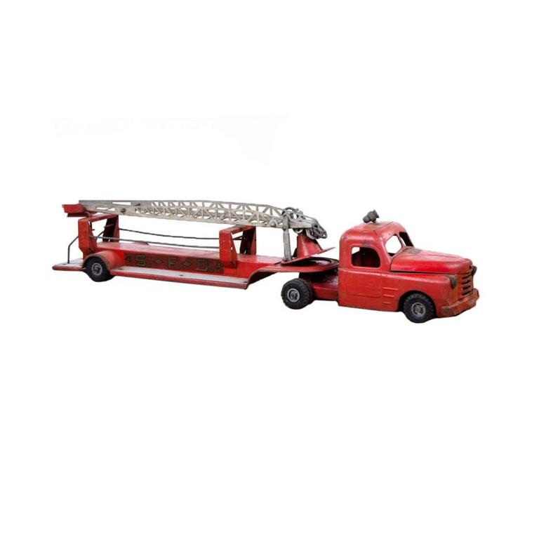 Structo Aerial S.F.D. Fire Truck Toy (1 of 9)