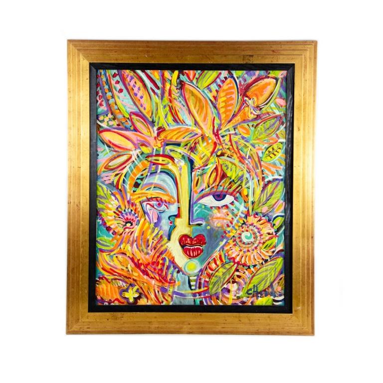 Abstract Acrylic on Board by Clay Hood (1 of 16)