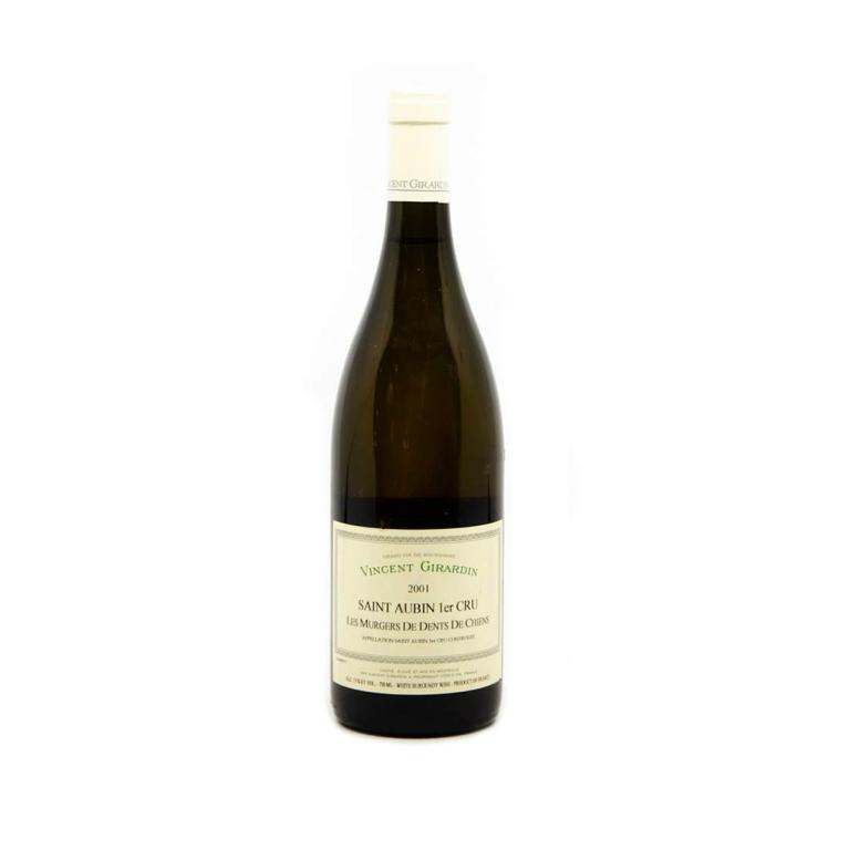 Vincent Girardin Saint Aubin 1er Cru Les Murgers De: Unopened 750ml bottle of Vincent Girardin Saint Aubin 1er Cru Les Murgers De Dents De Chiens France White Burgundy Wine 2001. From a single owner collection, removed from a temperature and humidity co