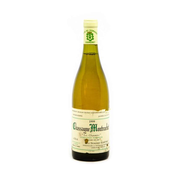 Chassagne-Montrachet Les Chaumees France 1999: An unopened 750ml bottle of Chassagne-Montrachet Les Chaumees France 1999. From a single owner collection, removed from a temperature and humidity controlled wine cellar.