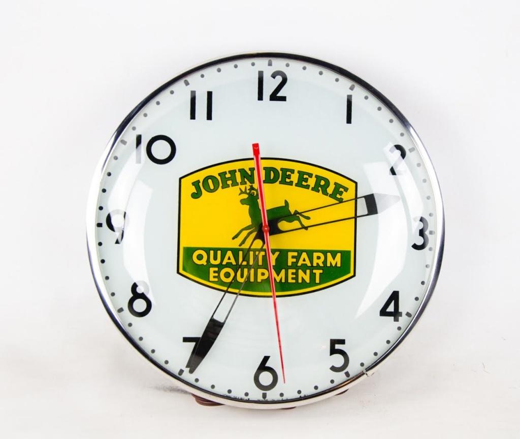 John Deere Dealer Lighted Telechron API Wall Clock Jan 04, 2020