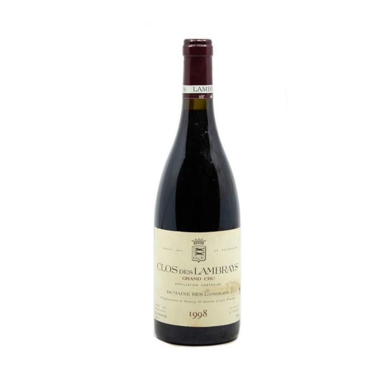 Clos Des Lambrays Grand Cru Domaine Des Lambrays France: An unopened 750ml bottle of Clos Des Lambrays Grand Cru Domaine Des Lambrays France 1998. From a single owner collection, removed from a temperature and humidity controlled wine cellar.