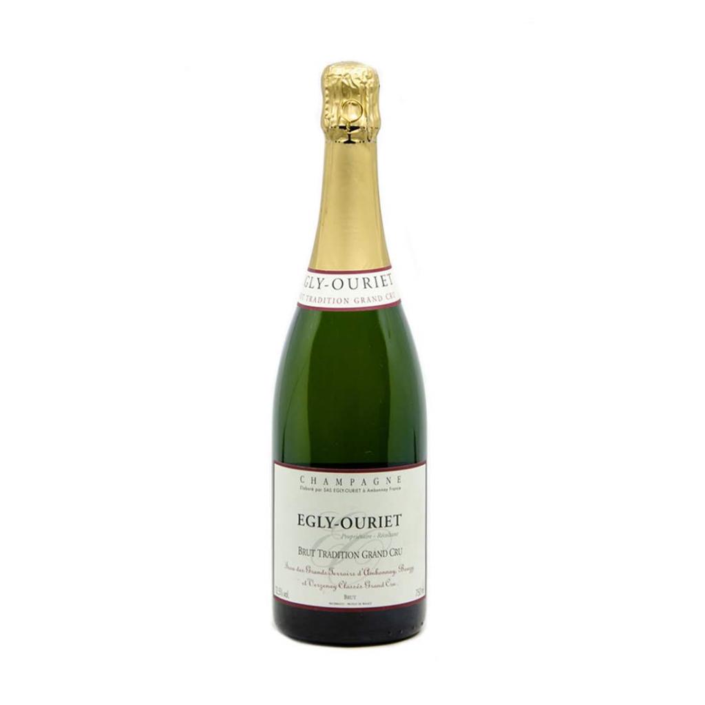 Egly-Ouriet Brut Tradition Grand Cru Champagne 2007: An unopened 750ml bottle of Egly-Ouriet Brut Tradition Grand Cru Champagne 2007. From a single owner collection, removed from a temperature and humidity controlled wine cellar.