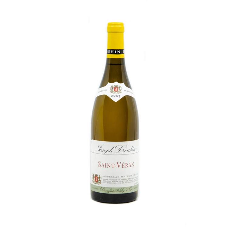 Joseph Drouhin Saint-Veran Burgundy Wine France 2007: An unopened 750ml bottle of Joseph Drouhin Saint-Veran Burgundy France 2007. From a single owner collection, removed from a temperature and humidity controlled wine cellar.