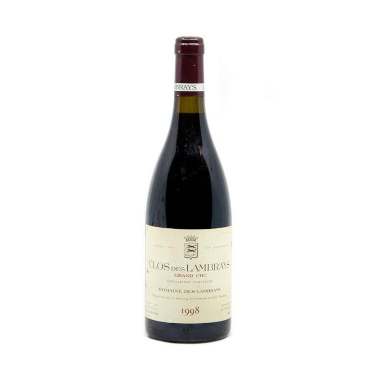 Clos Des Lambrays Grand Cru Domaine Des Lambrays France: An unopened 750ml bottle of Clos Des Lambrays Grand Cru Domaine Des Lambrays France 1998. From a single owner collection, removed from a temperature and humidity controlled wine cellar.