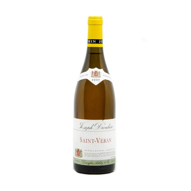 Joseph Drouhin Saint-Veran Burgundy Wine France 2007: An unopened 750ml bottle of Joseph Drouhin Saint-Veran Burgundy France 2007. From a single owner collection, removed from a temperature and humidity controlled wine cellar.