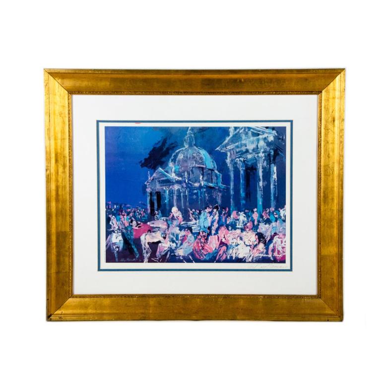 "Piazza Del Popolo" LeRoy Neiman Signed Framed Print (1 of 12)