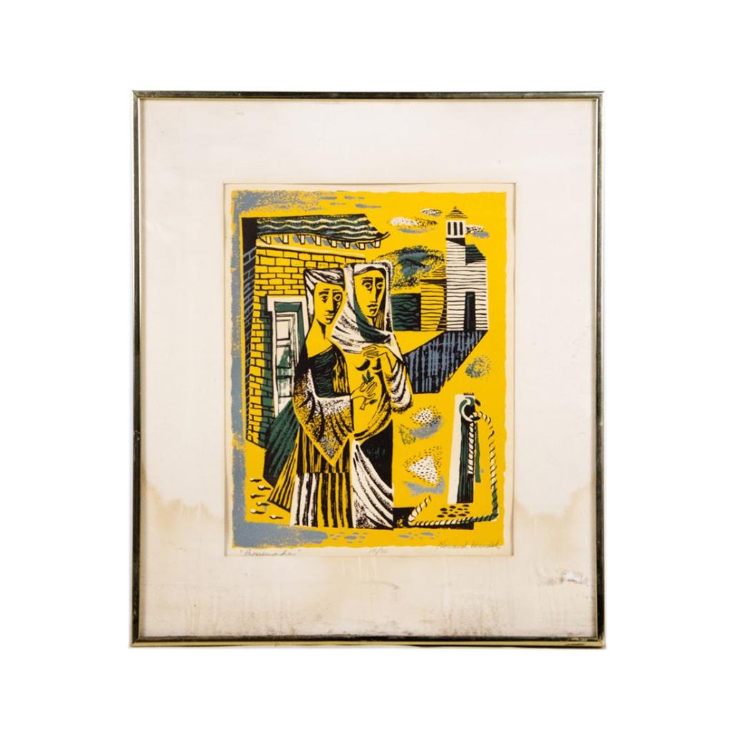 Howard Mandel Original Screen Print "Promenade" (1 of 15)