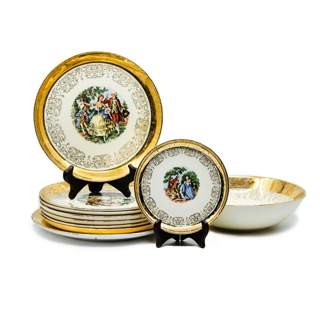 Sabin 22K Gold China Porcelain Set (1 of 10)