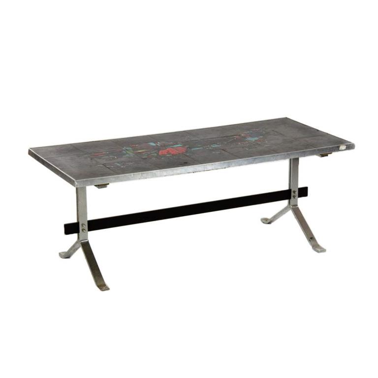 Danish Mid-Century Tile Top Coffee Table (1 of 14)