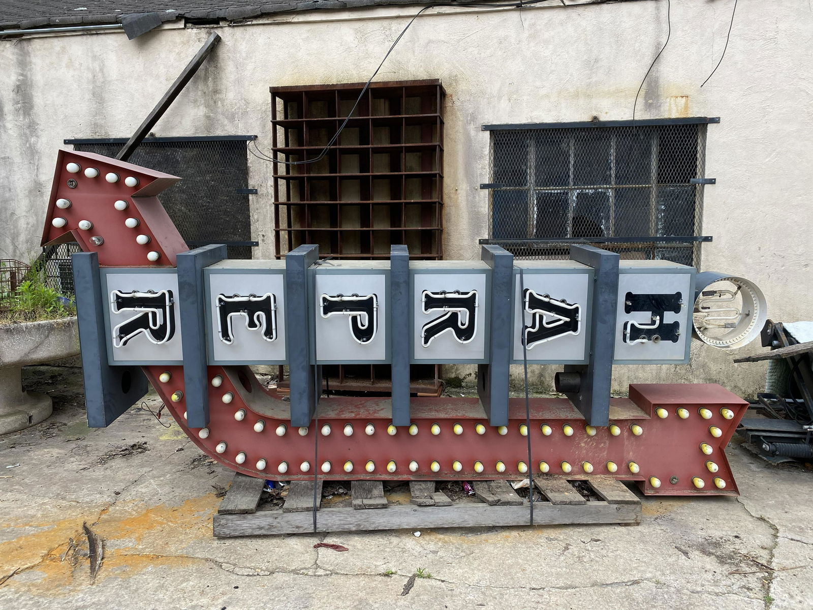 Harper's Station Atlanta Double Sided Neon Outdoor Sign (1 of 17)