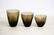 Russel Wright Pinch Brown Glasses Set of 17 - 5