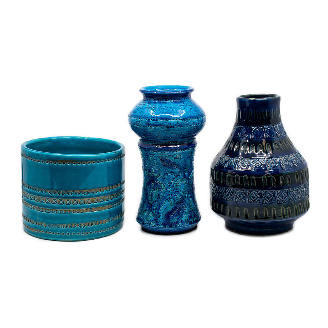 Group of 3 Bitossi Rosenthal Netter Pottery Vessels (1 of 14)