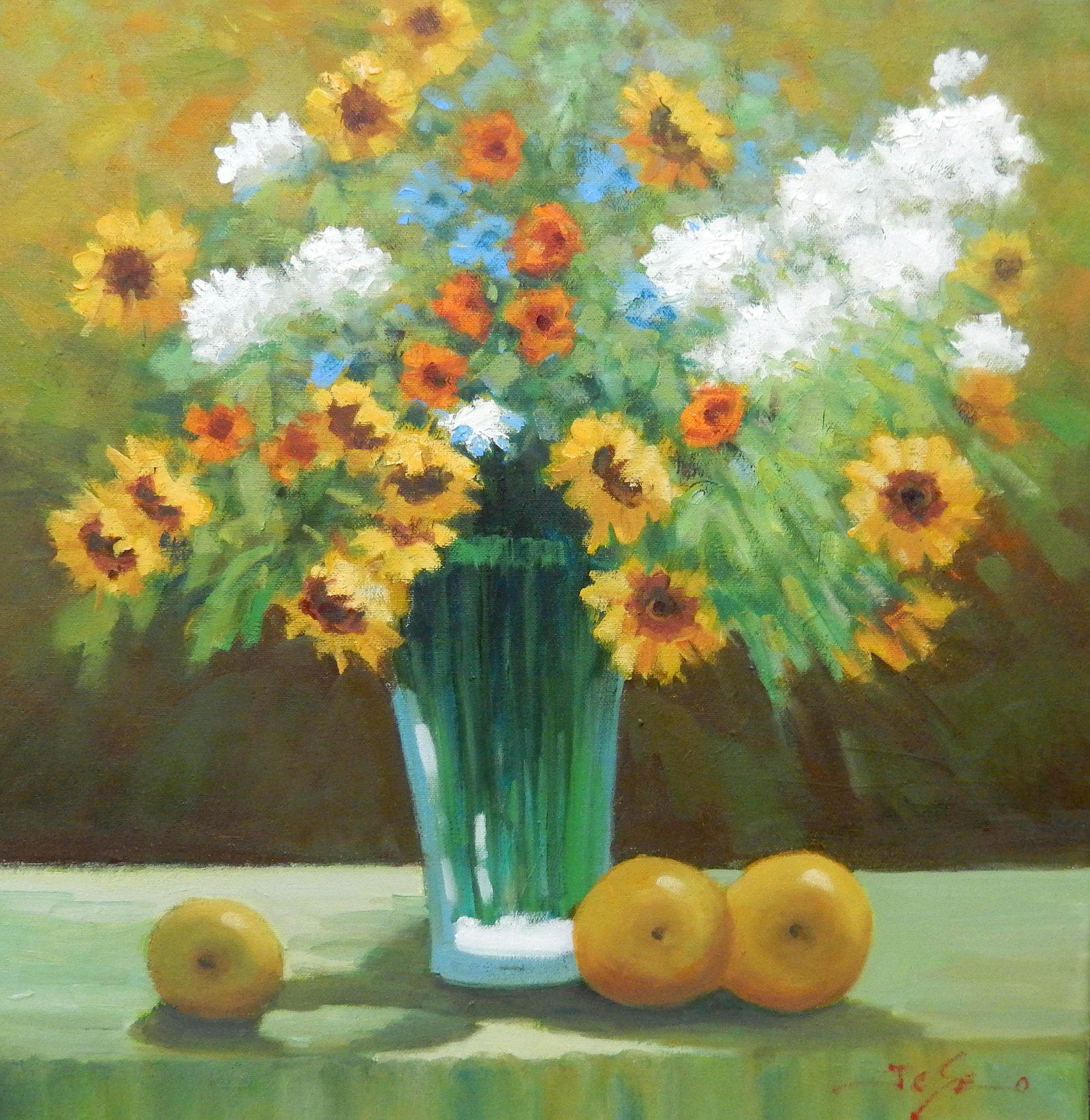 J.C. Seo O/C Vase of Flowers: VASE OF FLOWERS LA1311W1A