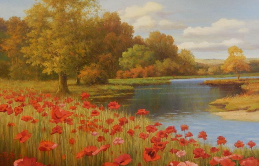 J.C. Seo O/C Landscape: LANDSCAPE/LAKE NB6515S4A