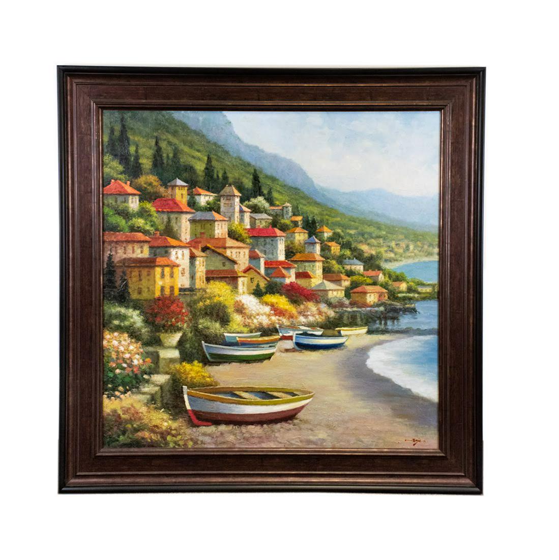 J.C. Seo O/C Beach Scene: IMPR. BEACH SCENE NG90973L1B