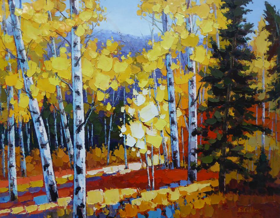 Collins O/C Birch Trees: BIRCH TREES NOFRAME