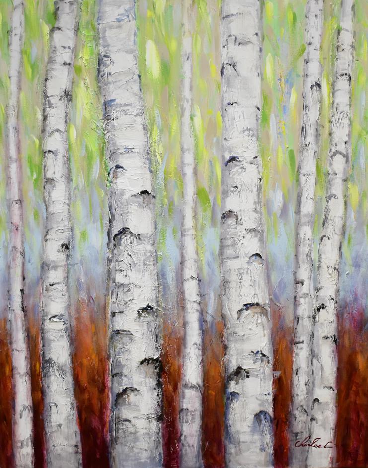 Charles C. O/C Birch Trees: Birch Trees