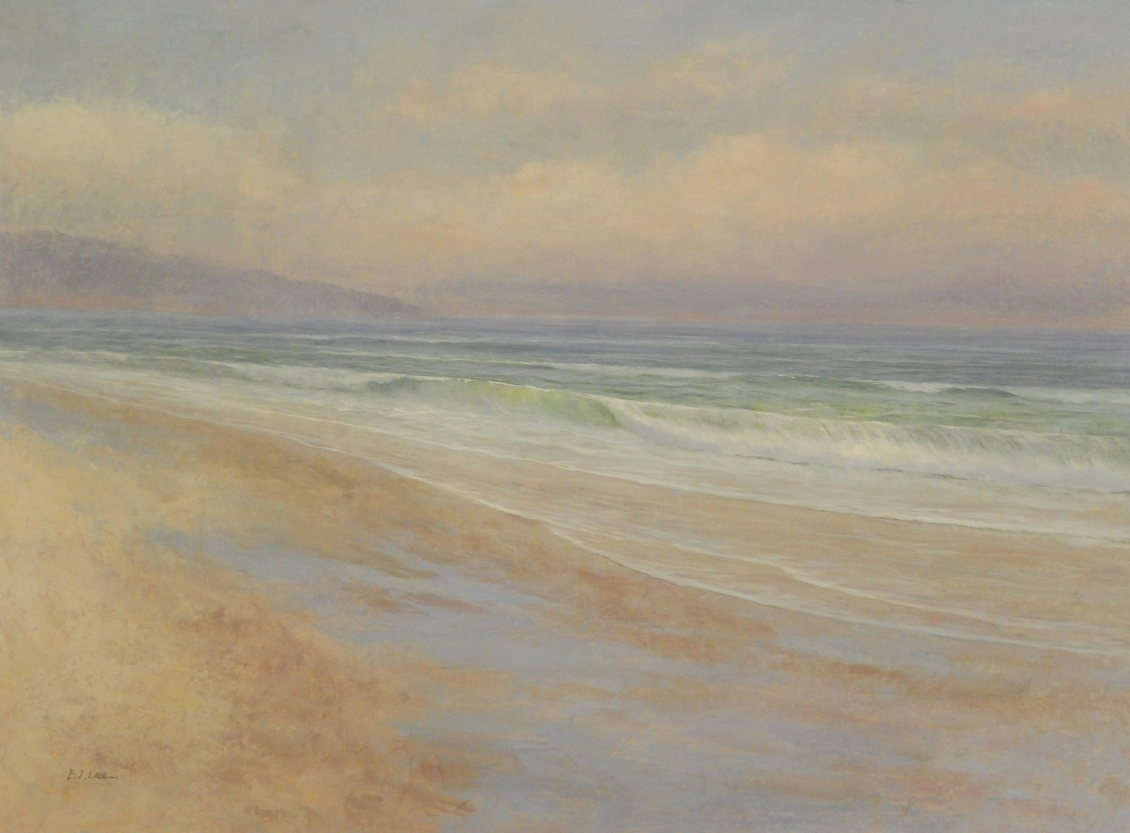 BJ Lee O/C Beach Scene: BEACH SCENE No Frame