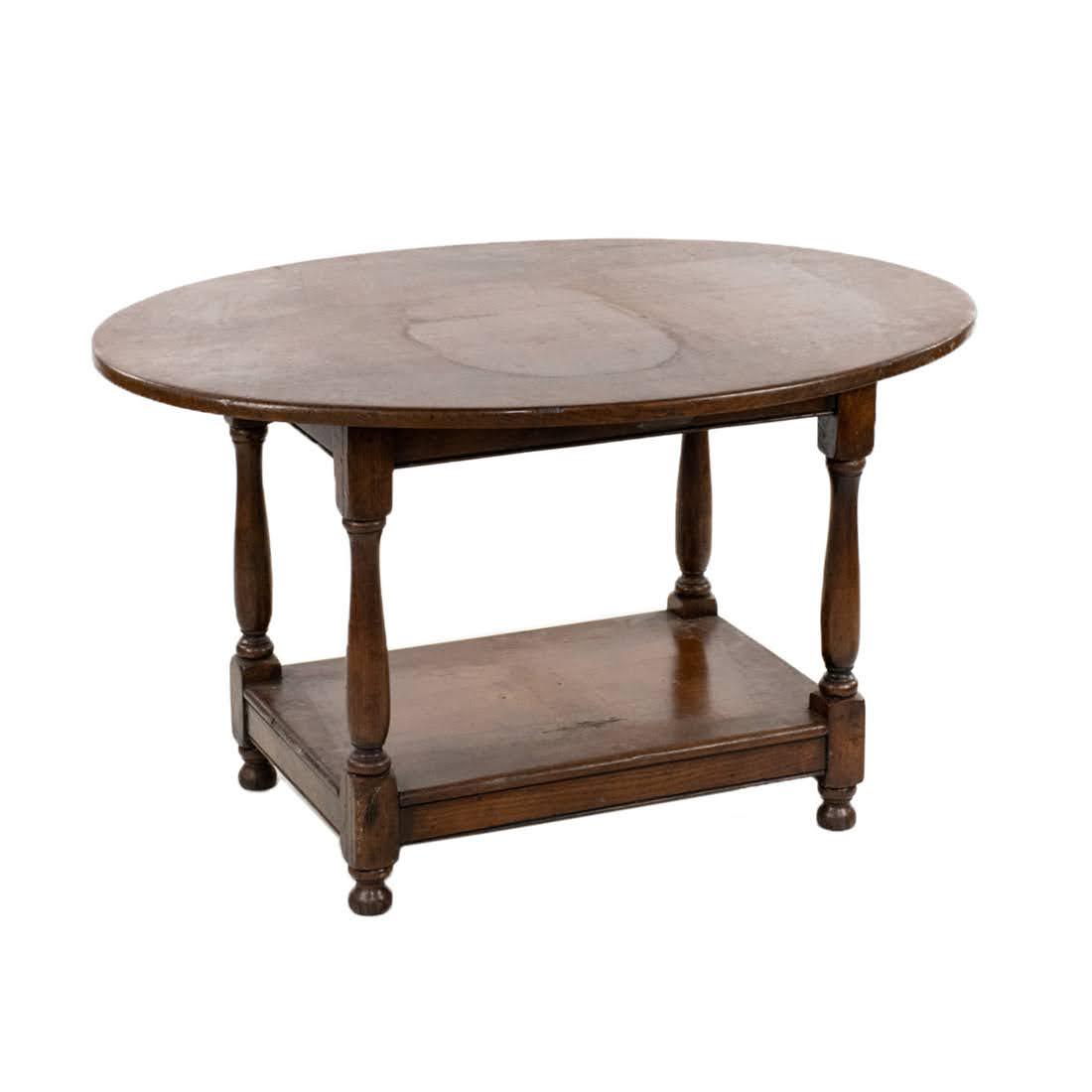 Oval 20th Century Oak English Occasional Table (1 of 11)