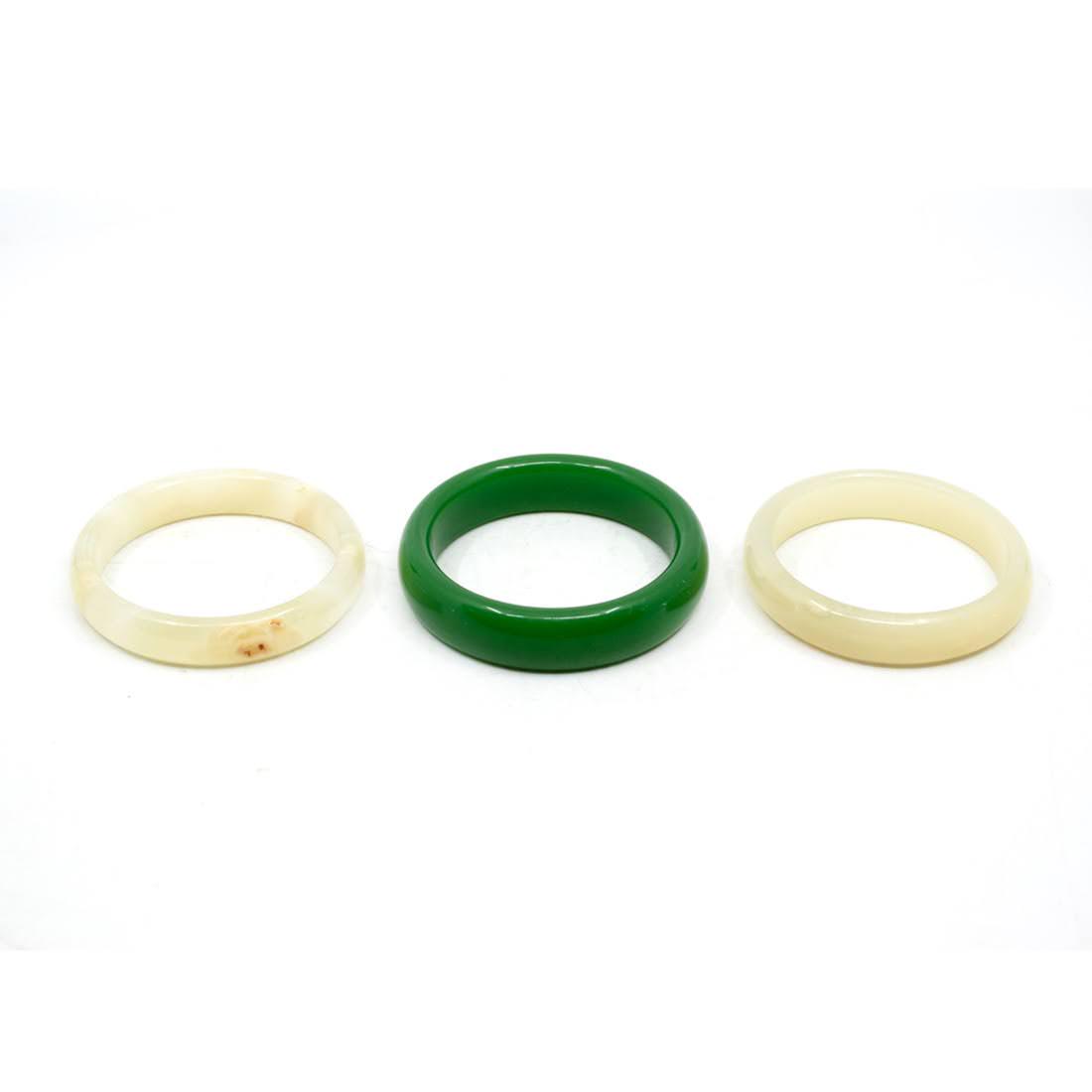 Group of 3 Colored Stone Bracelets (1 of 5)