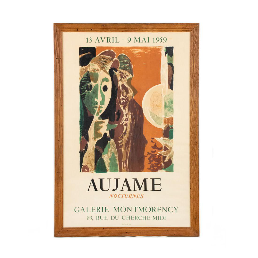MCM Jean Aujame Original Lithograph Exhibition Poster (1 of 9)