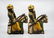 Italian Medieval Knight on Horse Figurine / Bookends - 4