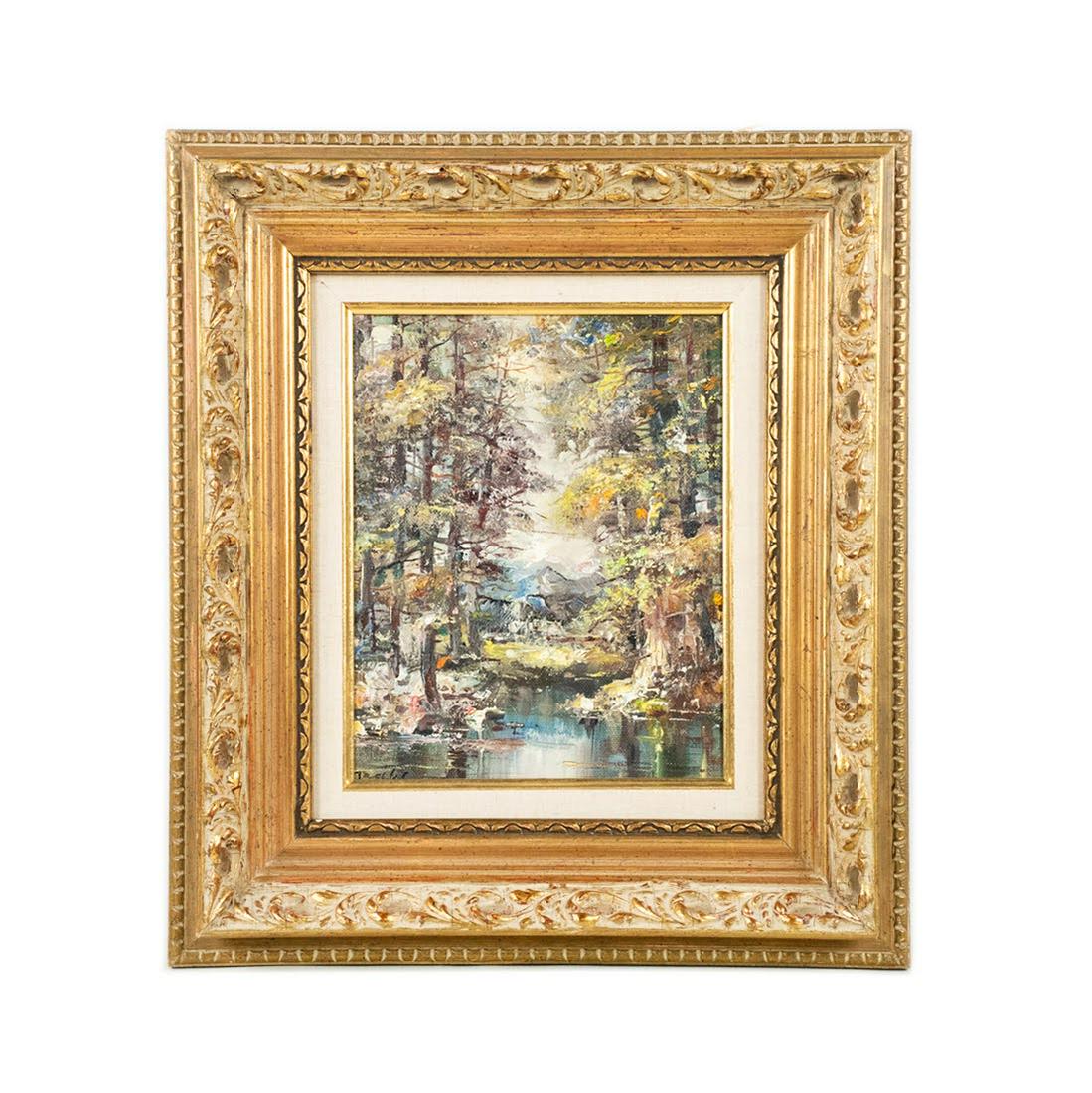 Mountain Landscape O/C Signed Tacker (1 of 8)