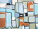 Mid-century Modern Abstract O/C Painting Signed CW - 2