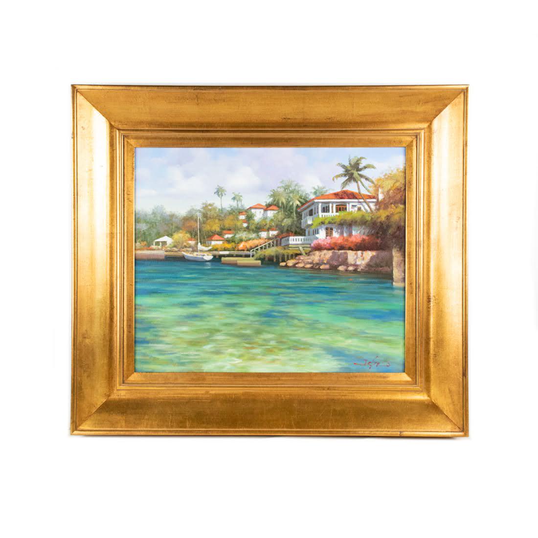 J.C. Seo O/C Harbor Scene (1 of 3)