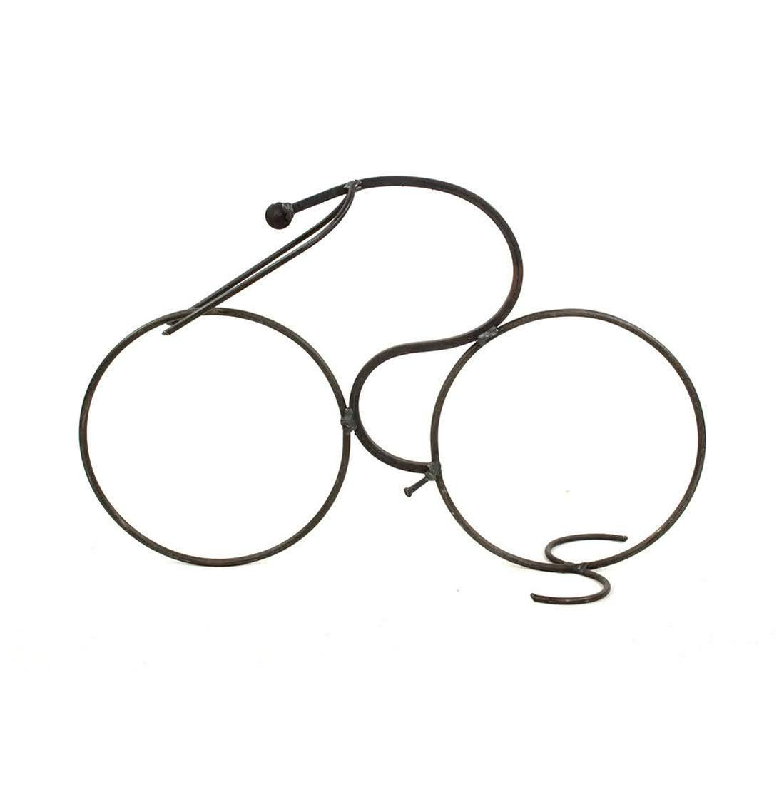 Abstract Metal Cyclist Sculpture (1 of 5)