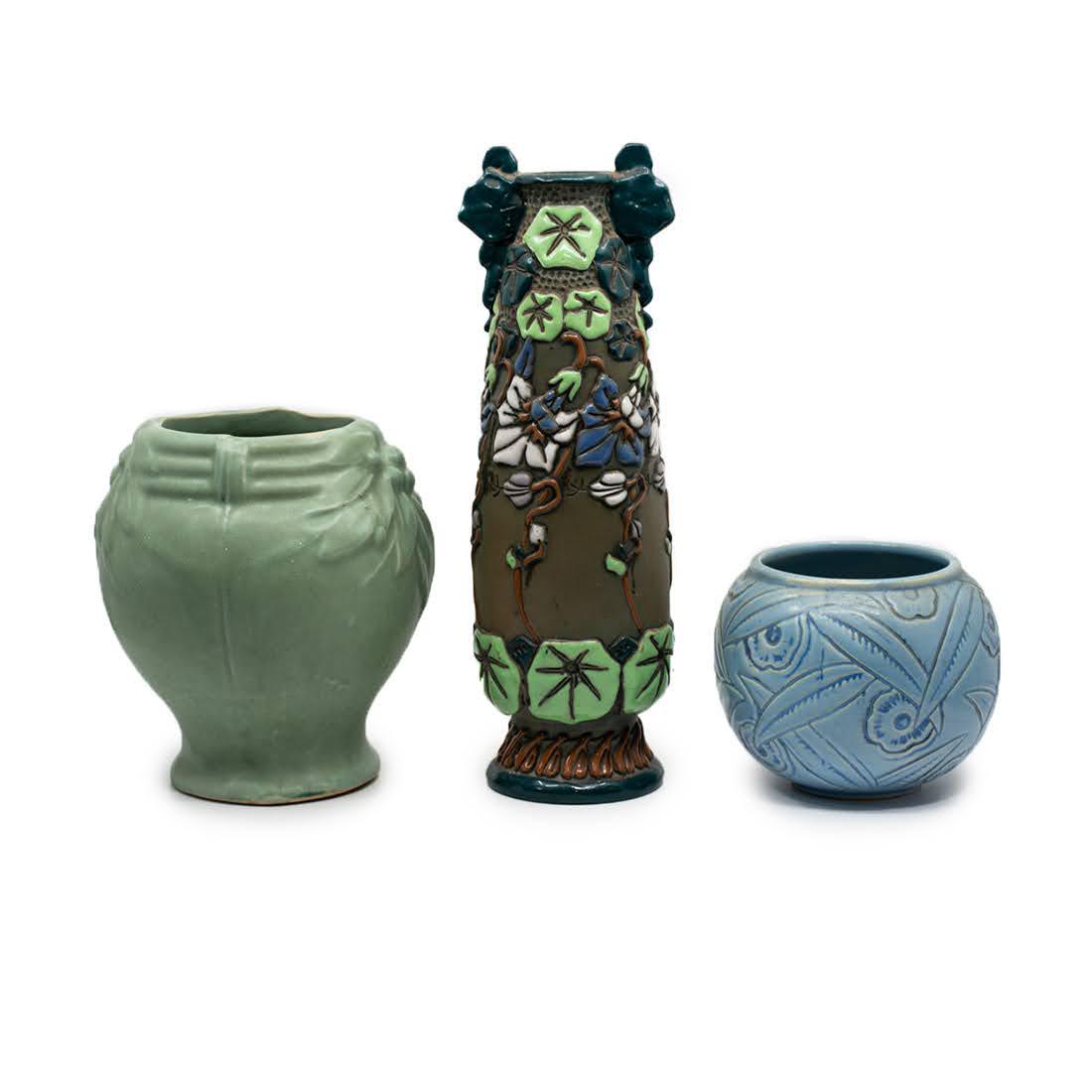 Group of 3 Weller and Amphora American Art Pottery (1 of 17)