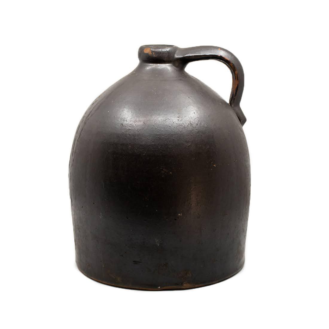 Brown Salt Glazed Stoneware 1 Gallon Moonshine Jug (1 of 8)
