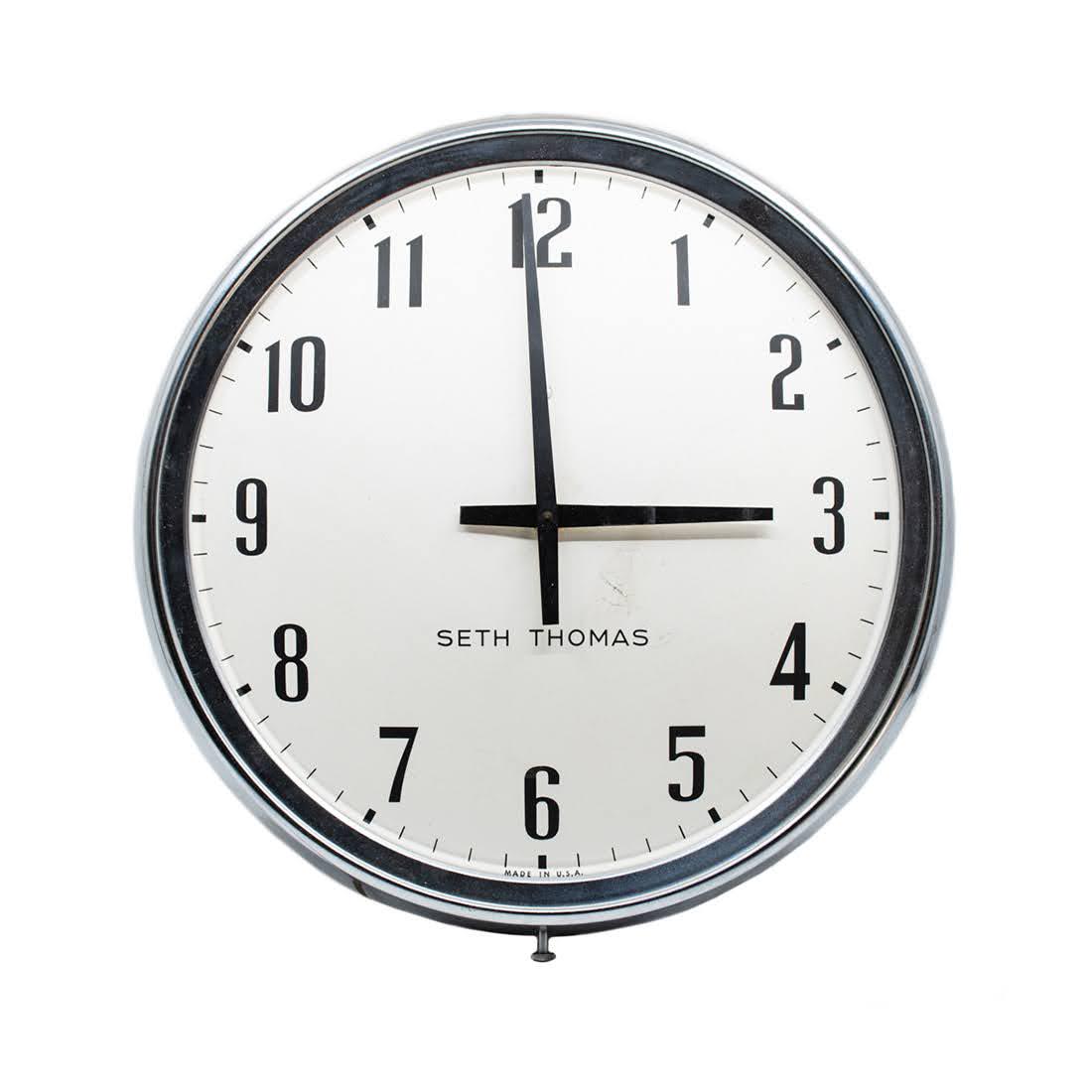 MCM Seth Thomas Wall Clock (1 of 8)