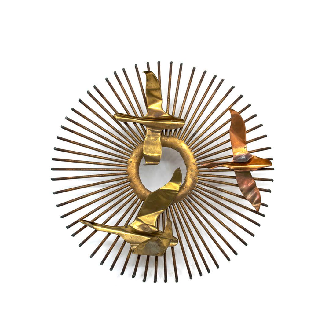 MCM Metal Bird and Sun Wall Decor (1 of 7)