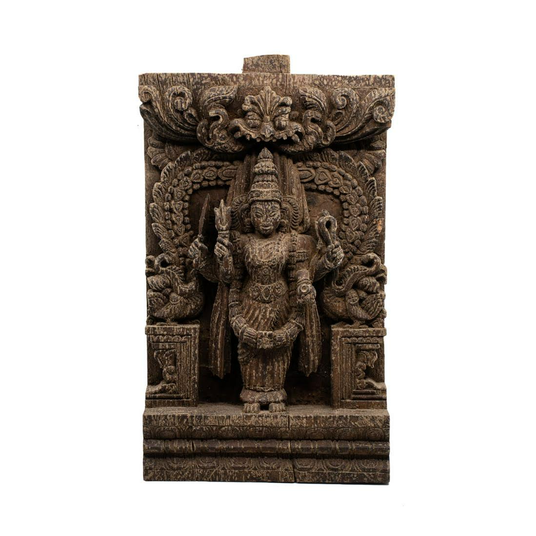 Indonesian Wood Relief Buddha Wall Panel (1 of 8)