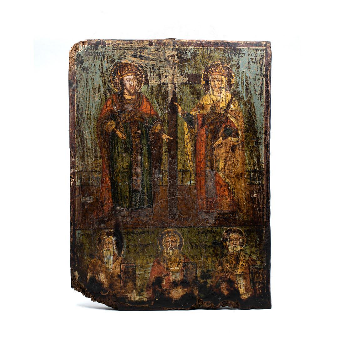 Orthodox Icon Oklad Painting on Wood (1 of 7)