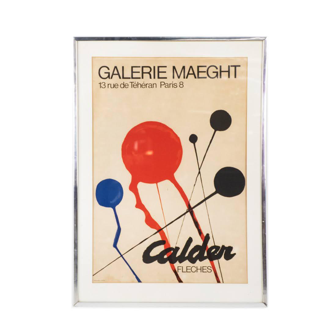 Alexander Calder Galerie Maeght (Fleches) 1970 Poster (1 of 9)