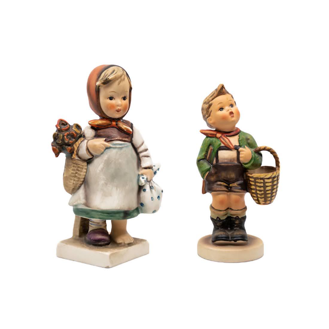 Goebel Hummel Village Boy 51/2/0 and Weary Wanderer 204 (1 of 7)