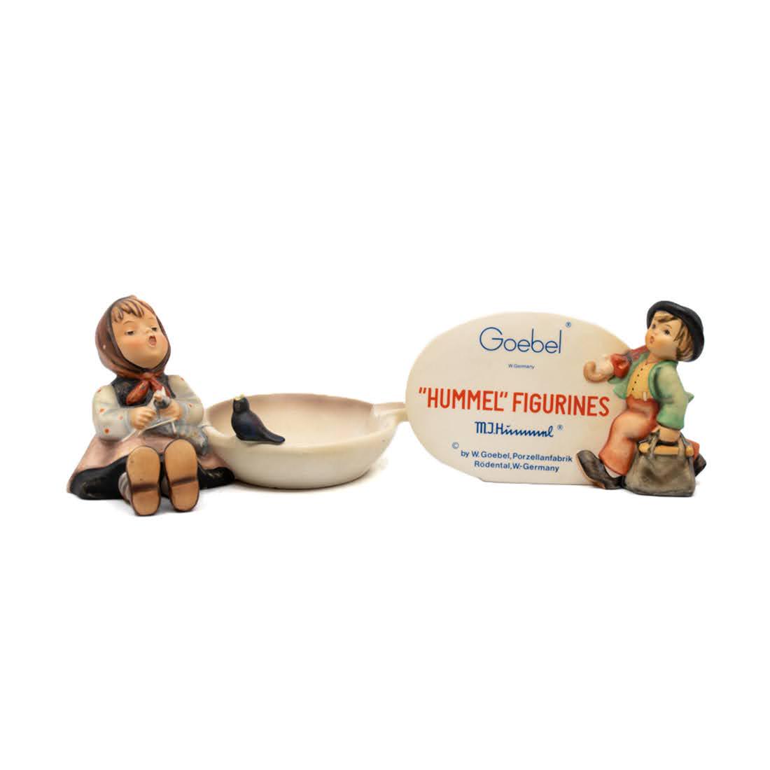 Goebel Hummel Happy Pastime 62 and Dealer Plaque 187 (1 of 6)