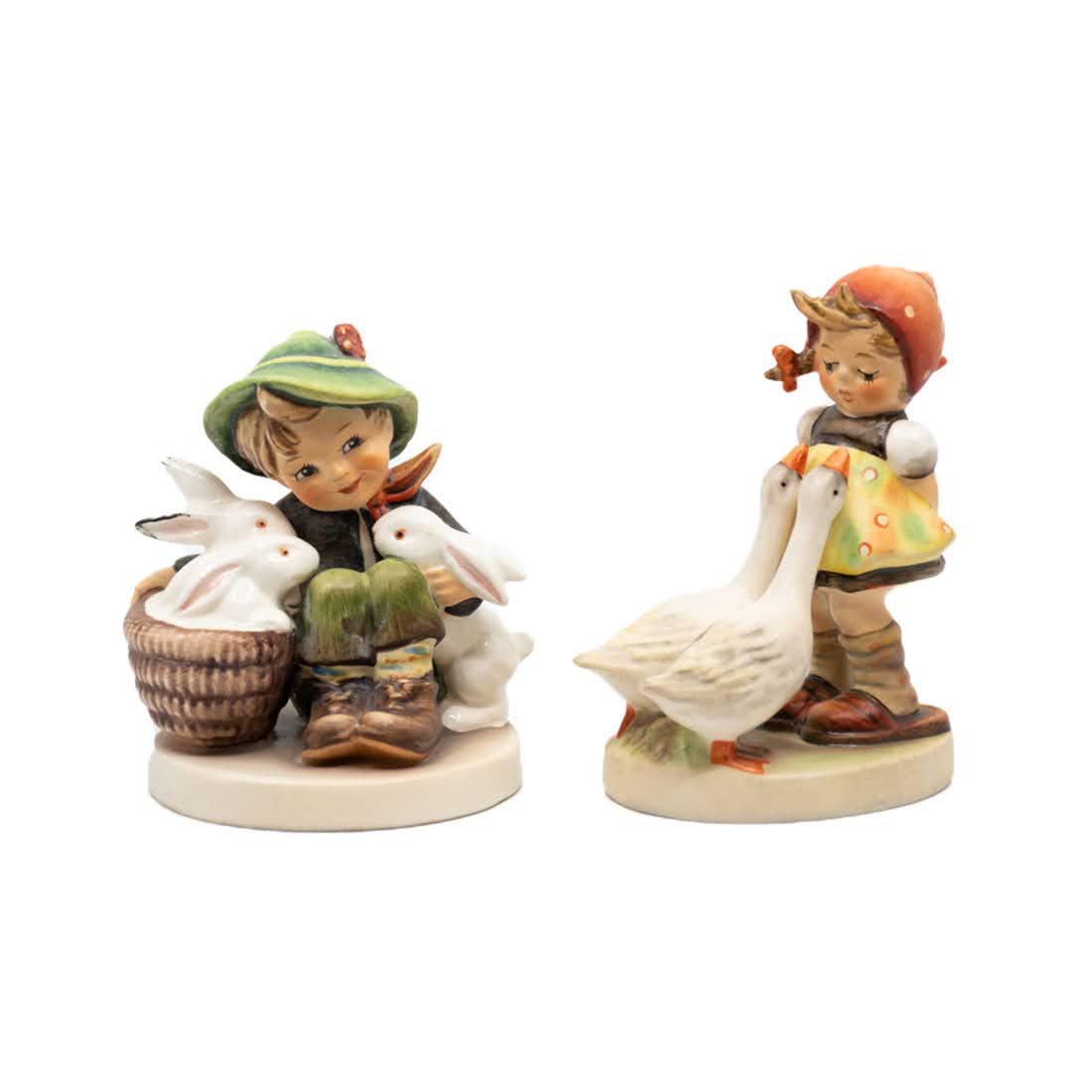 Goebel Hummel Playmates 58/0 and Goose Girl 47/3/0 (1 of 8)